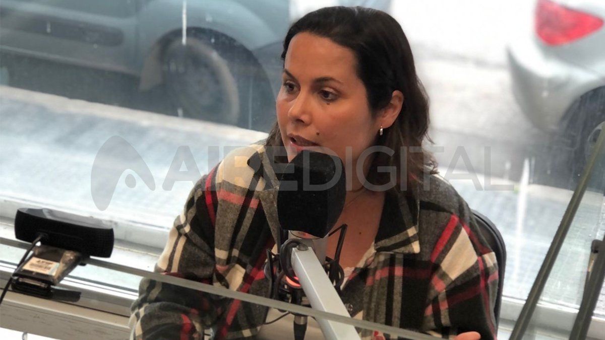 La precandidata a concejal del espacio de Perotti, Jorgelina Mudallel.