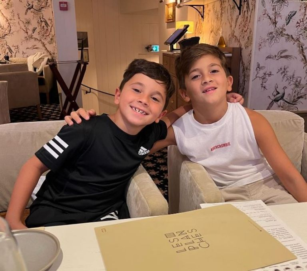Thiago, el hijo mayor de Messi