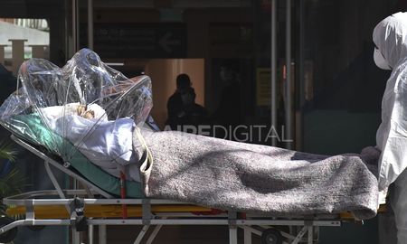 Paciente con coronavirus del Hospital Italiana de Córdoba. Paciente con coronavirus del Hospital Italiana de Córdoba.