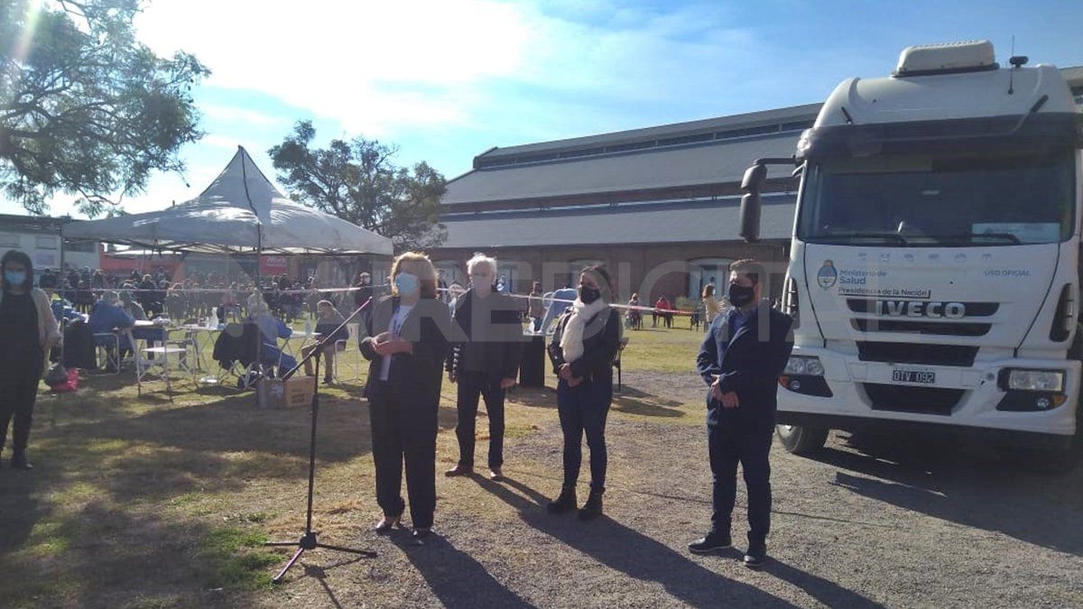 La ministra de Salud, Sonia Martorano, estuvo presente en el operativo Detectar.