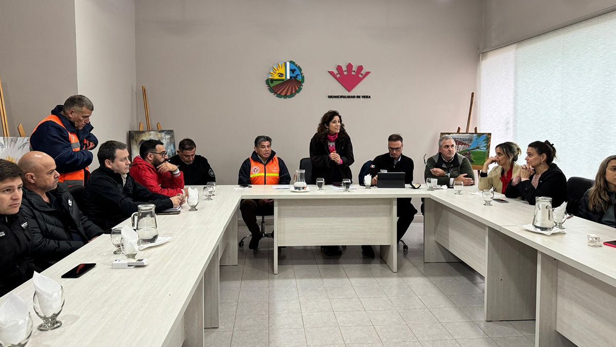 Reunión del comité de crisis en Vera. Reunión del comité de crisis en Vera.