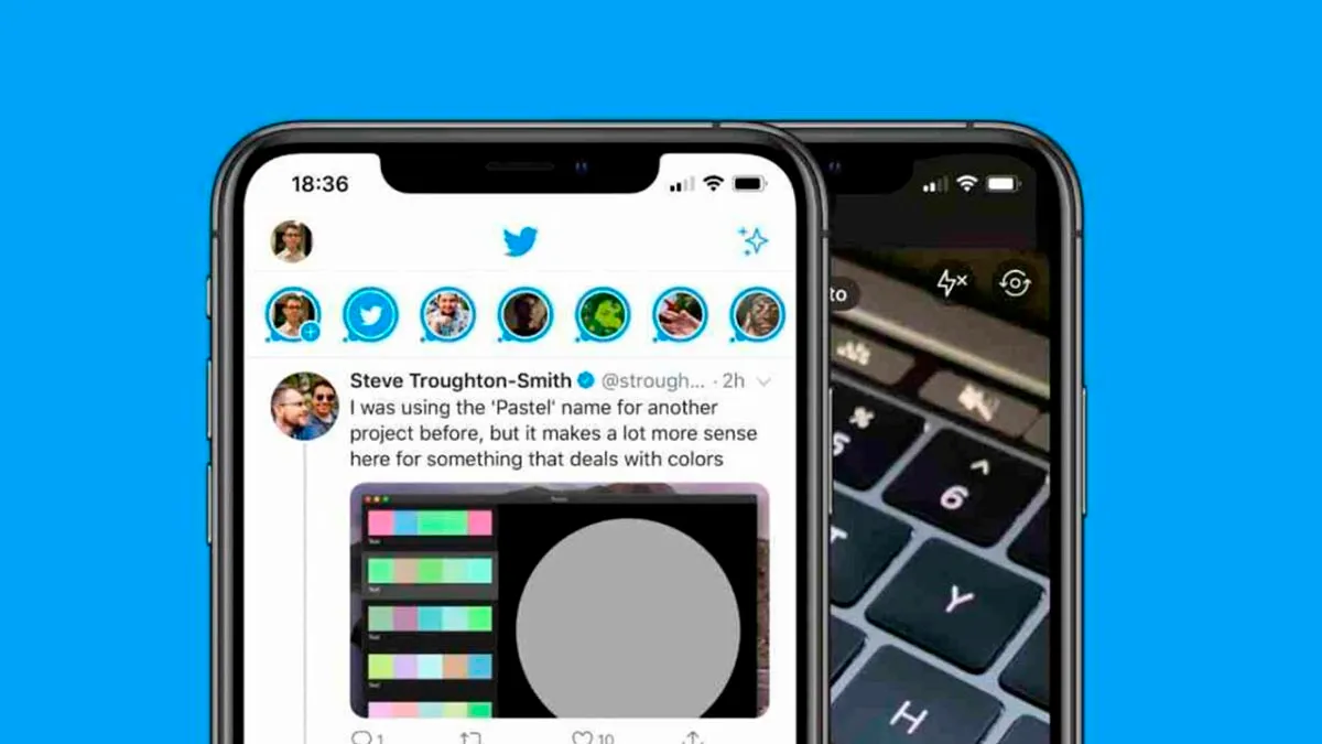 El funcionamiento de Fleets es extremadamente a las historias de Instagram.