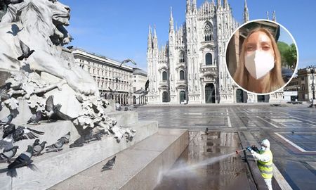 Virginia Priano, cronista santafesina en Italia. Virginia Priano, cronista santafesina en Italia.