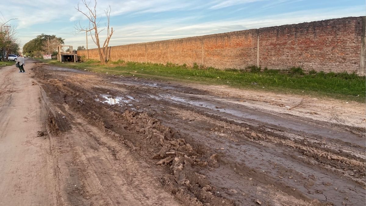 La situación de la calle Estado de Israel, en barrio Cabal, volvió a generar reclamos de los vecinos de esa zona de la ciudad de Santa Fe