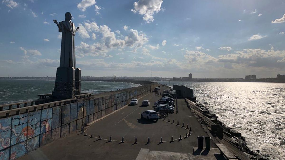 Mirador, "Escollera Sur" en Mar del Plata. Mirador, "Escollera Sur" en Mar del Plata.