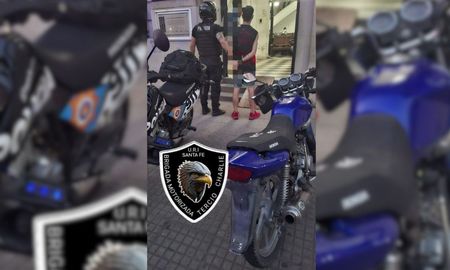 Detuvieron en el macrocentro a un motociclista Detuvieron en el macrocentro a un motociclista