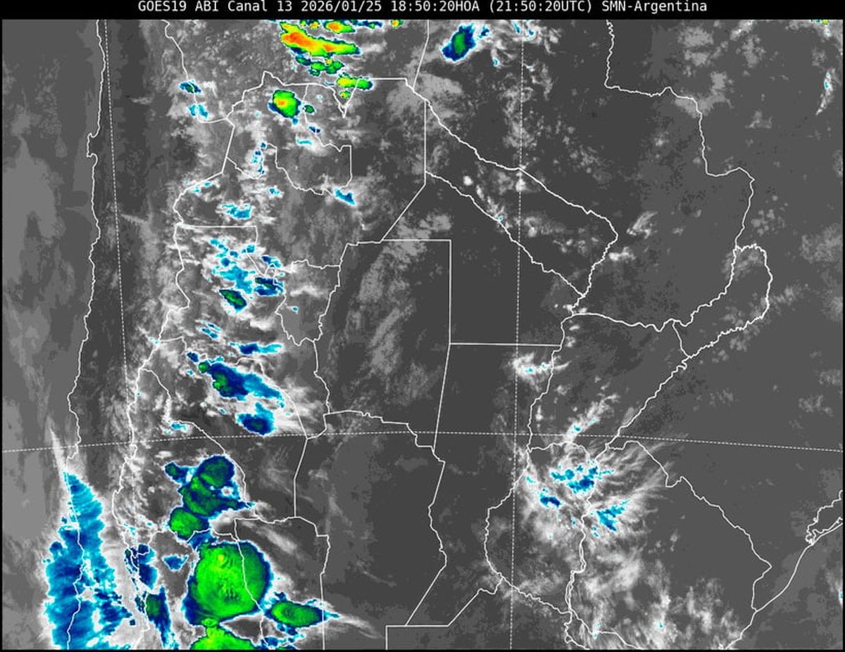 Santa Fe atraviesa días de calor y la imagen satelital muestra que la provincia tiene poca nubosidad. Santa Fe atraviesa días de calor y la imagen satelital muestra que la provincia tiene poca nubosidad.