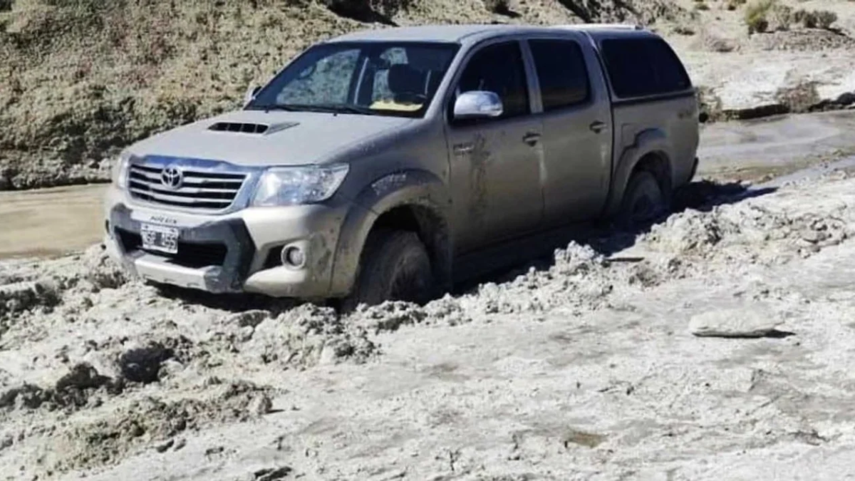 La camioneta de los jubilados desaparecidos.