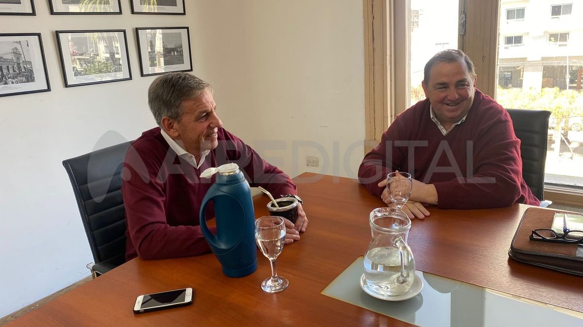 Jatón y Poletti se reunieron este jueves para iniciar la transición.