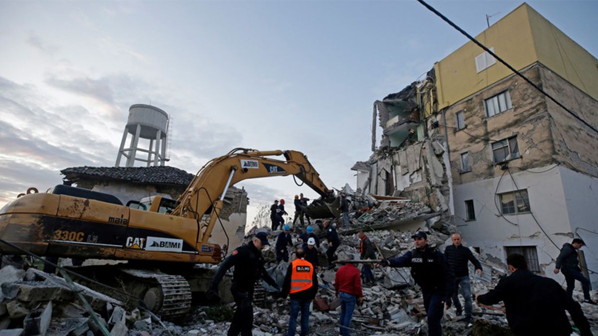Terremoto en Albania