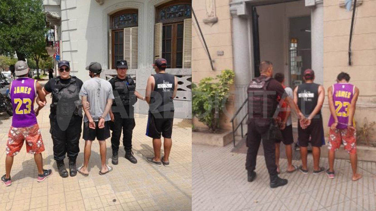 Tres detenidos por robarle a una pareja en Alvear y Sargento Cabral. Horas antes