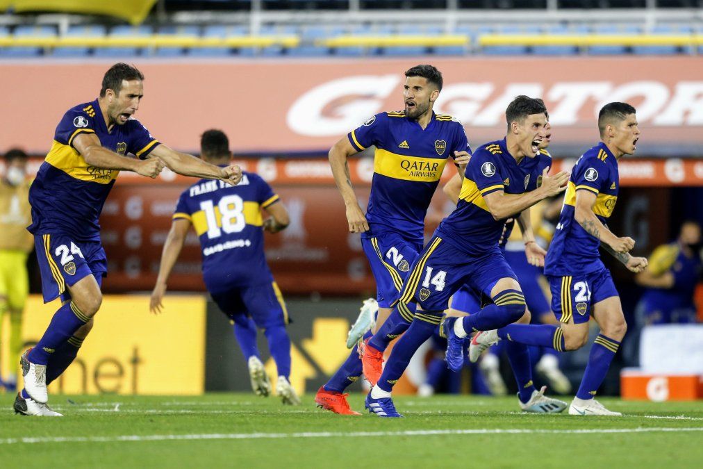 El conjunto xeneize accedió a los cuartos de final de la Copa Libertadores desde la vía de los penales.