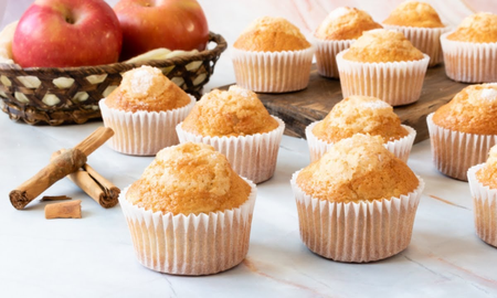 Muffins de manzana: la receta sencilla y nutritiva para disfrutar de un postre delicioso Muffins de manzana: la receta sencilla y nutritiva para disfrutar de un postre delicioso