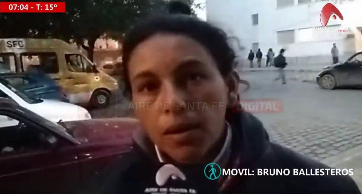 Carreros se manifiestan frente a la Municipalidad de Santa Fe