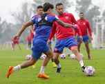Unión entrena de cara al duelo del lunes ante Newells, por la Liga Profesional.