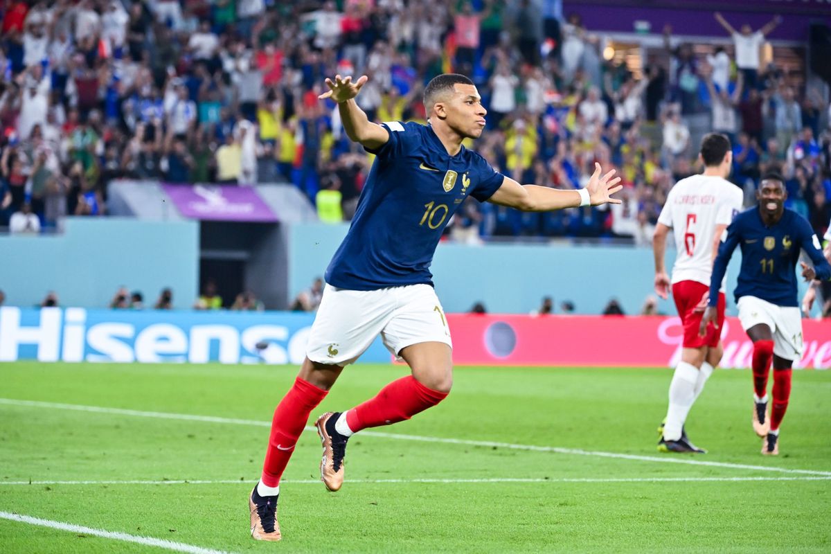 Francia derrotó a Dinamarca y logró avanzar a octavos del Mundial Qatar 2022.