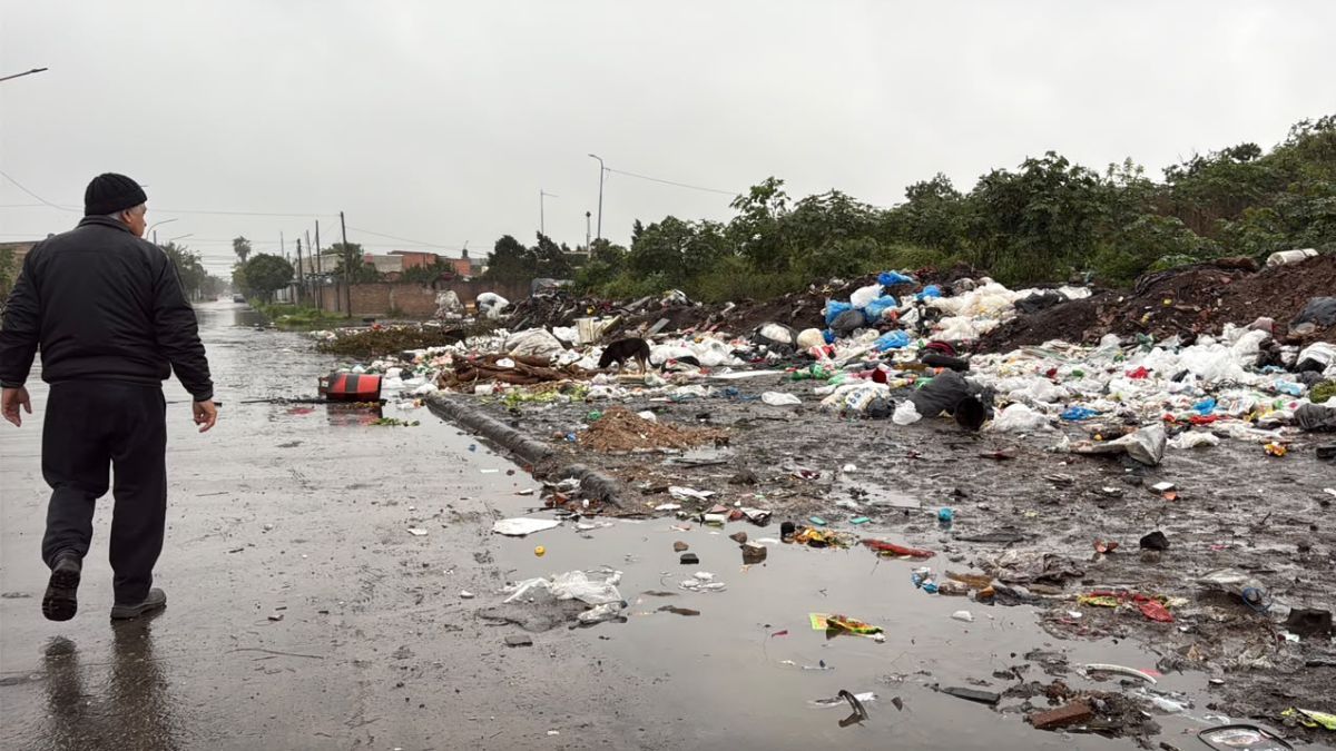 Tras la limpieza del municipio, volvió a fomarse un basural en Zavalla y Gorostiaga, en el corazón de barrio Los Hornos.
