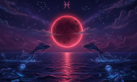 El eclipse lunar se dará en el grado 15° de Piscis. El eclipse lunar se dará en el grado 15° de Piscis.