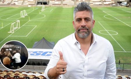 Escándalo en Vicente López: el presidente de Platense subió a la tribuna y se peleó con los hinchas Escándalo en Vicente López: el presidente de Platense subió a la tribuna y se peleó con los hinchas