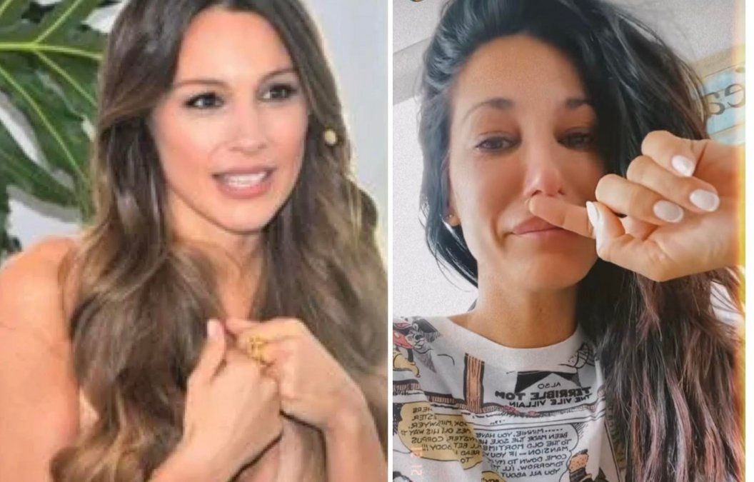 La actriz se mostró más que conmovida en sus redes sociales mientras miraba el primer capítulo de Siendo Pampita.