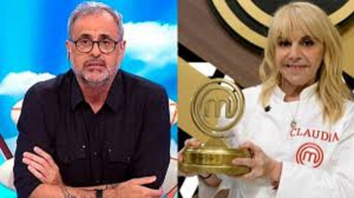Jorge Rial ironizó el triunfo de Claudia Villafañe en MasterChef Celebrity.