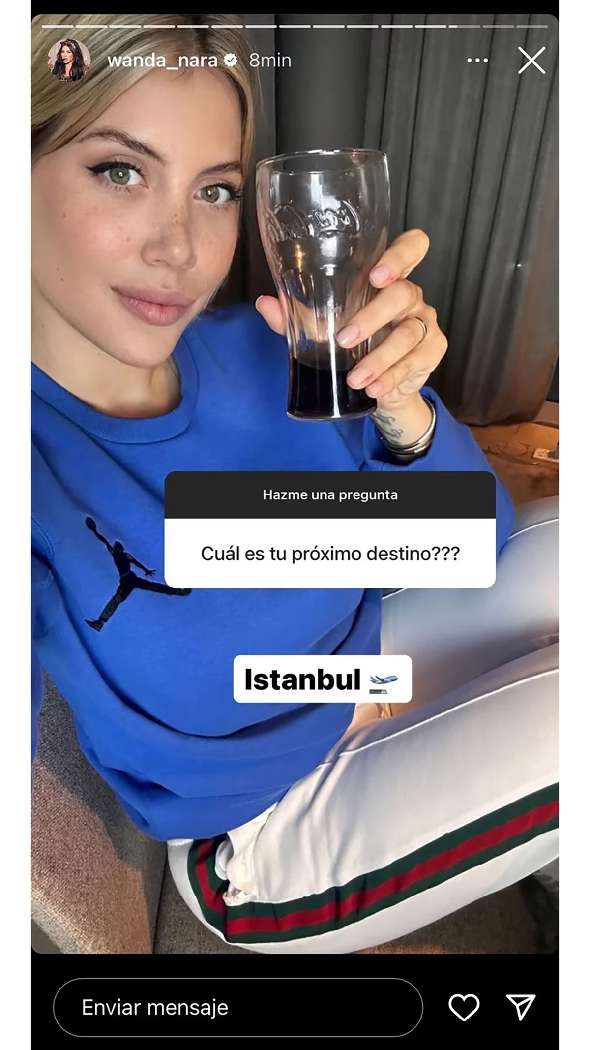 Wanda Nara habló de su salud y de su futuro en el país