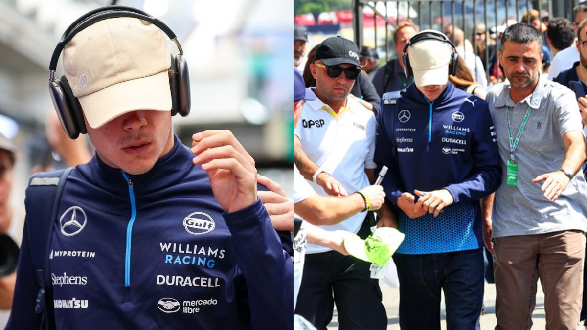 Así llegó Franco Colapinto al circuito de Interlagos en Brasil