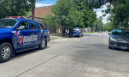 El incendio ocurrió este lunes al mediodía sobre calle Sarmiento al 7400, en el norte de la ciudad de Santa Fe. El incendio ocurrió este lunes al mediodía sobre calle Sarmiento al 7400, en el norte de la ciudad de Santa Fe.