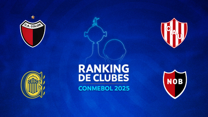 Conmebol dio a conocer el ranking de clubes: ¿qué puestos ocupan Colón, Unión, Rosario Central y Newell's?