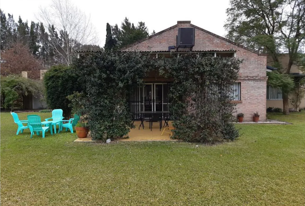 La lujosa casa de Lizy Tagliani en un barrio residencial de Buenos Aires.