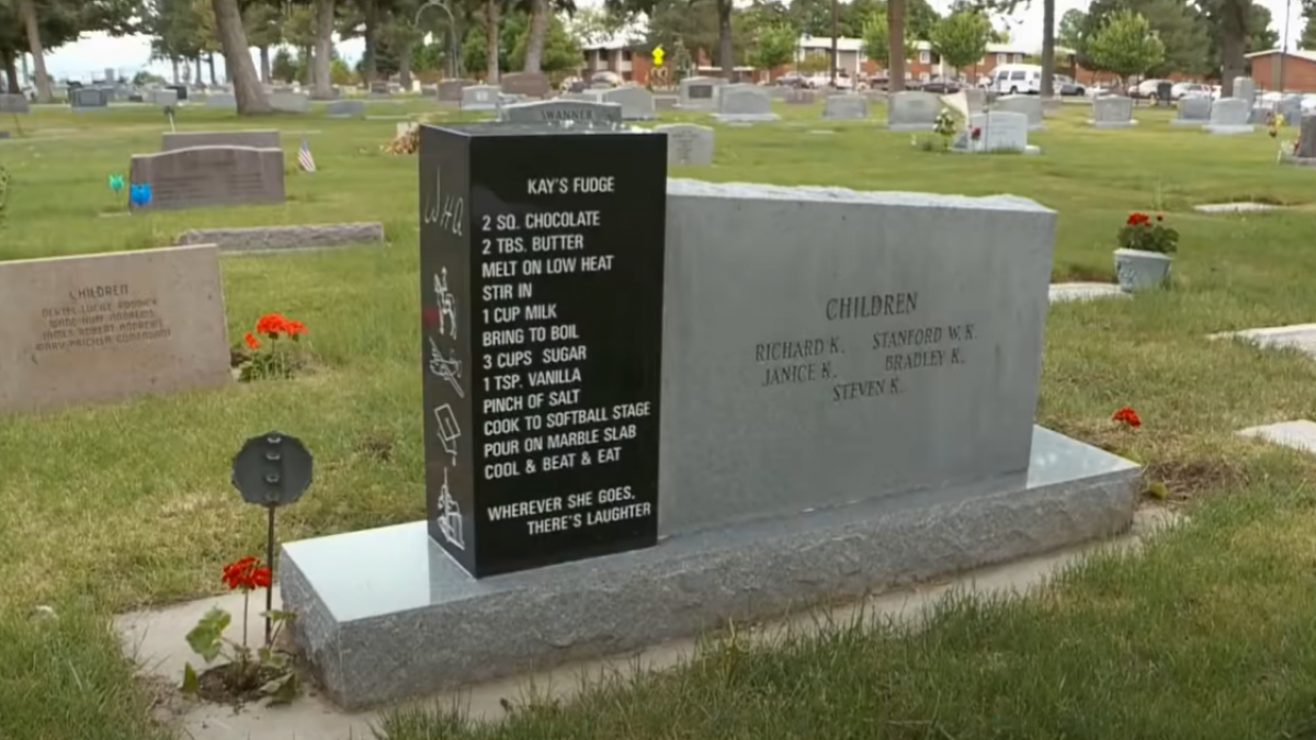 La tumba de Wade y Kathryn Andrews en Logan