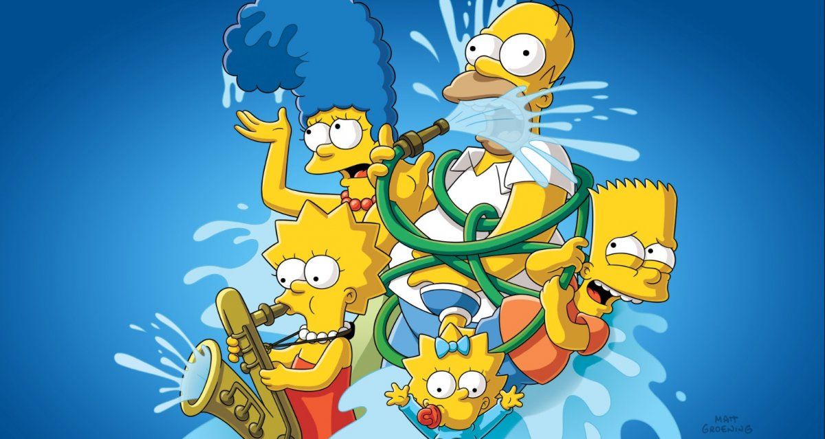 Las10 escenas mas divertidas de la familia Simpson.