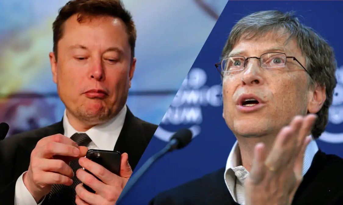 Se filtran chats privados entre Elon Musk y Bill Gates
