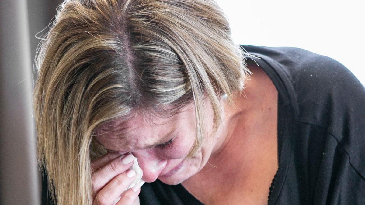 Sarah Sands, de 38 años y madre soltera de cinco hijos, mató a Michael Pleasted.