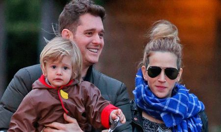 Luisana Lopilato junto a Michael Bublé y un pequeño Noah. Luisana Lopilato junto a Michael Bublé y un pequeño Noah.