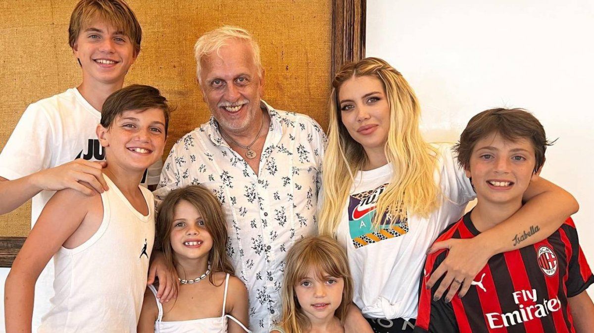 Wanda Nara se reencontró con su papá.