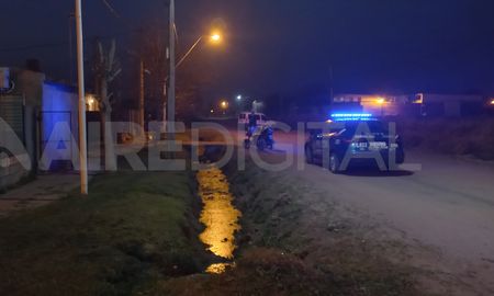 El hallazgo se produjo en una vereda de barrio Héroes de Malvinas de Coronda. El hallazgo se produjo en una vereda de barrio Héroes de Malvinas de Coronda.
