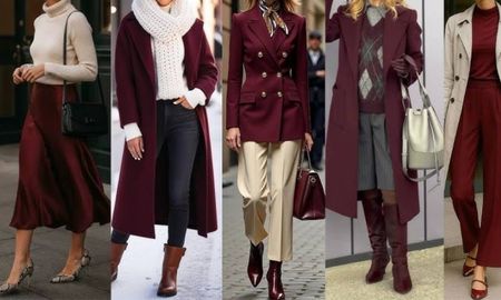 Los tonos vino, chocolate y rojo oscuro dominan las tendencias de moda de este invierno. Los tonos vino, chocolate y rojo oscuro dominan las tendencias de moda de este invierno.