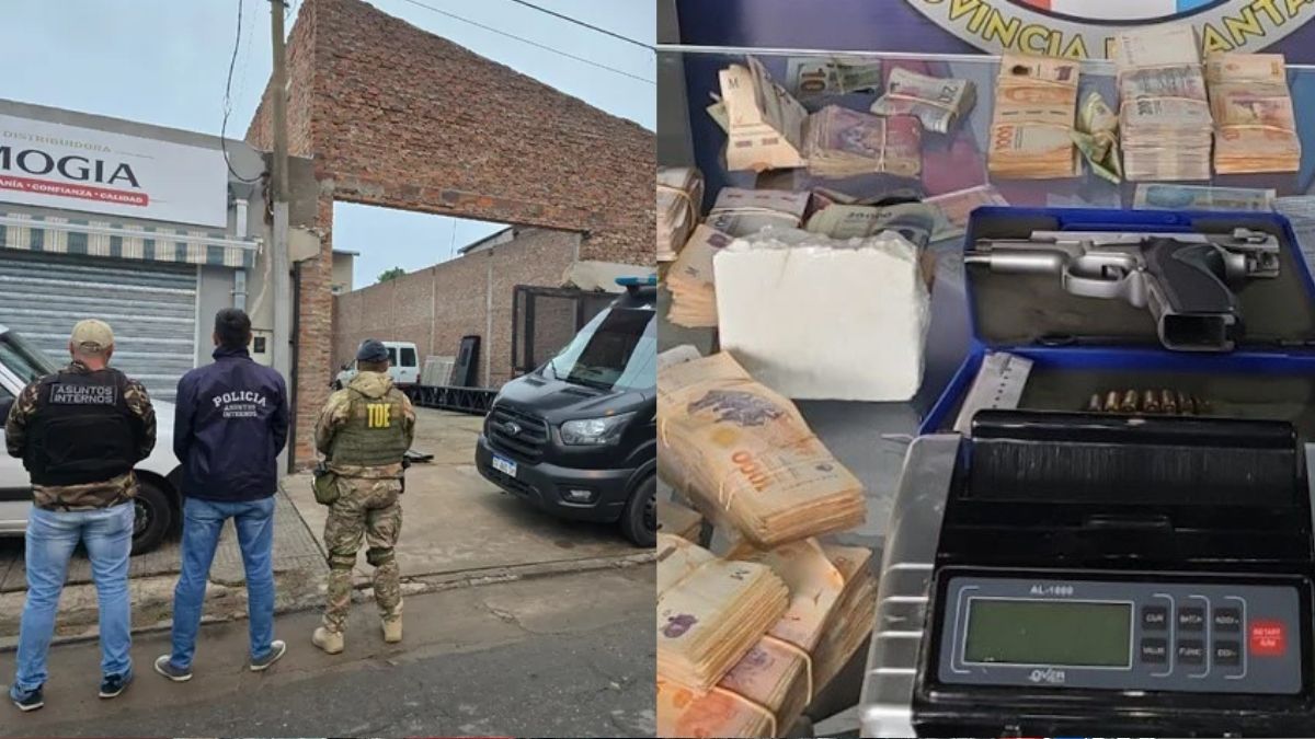 Dos agentes de la Policía de Investigaciones (PDI) fueron detenidos este martes durante una serie de allanamientos realizados en Villa Gobernador Gálvez y Rosario.
