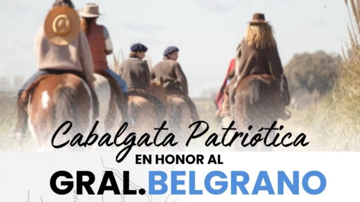 La cabalgata se llevará a cabo este Día de la Bandera. 