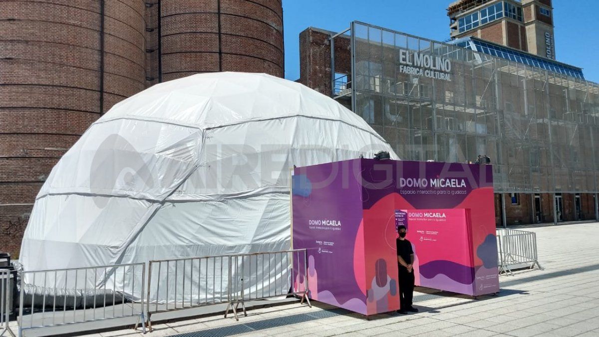El Domo Micaela se encuentra en la explanada de “El Molino