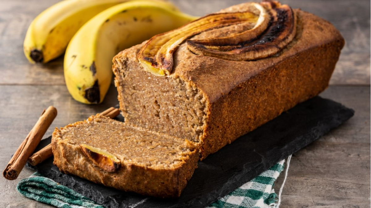 Cómo hacer budín de banana para la merienda