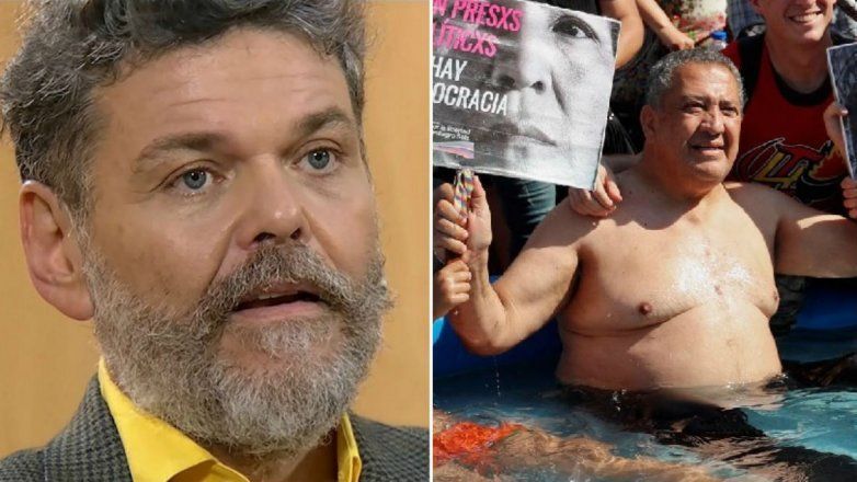 Ácido comentario de Alfredo Casero sobre la foto de Luis D´Elía en la pileta