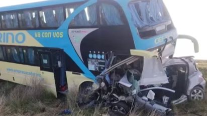 Un hombre murió en un choque fatal en ruta nacional 3: un colectivo, una camioneta y un auto involucrados