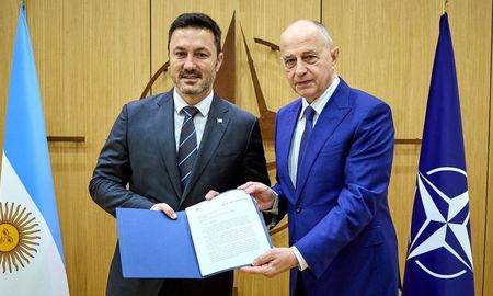 El ministro de Defensa presentó la solicitud ante el secretario General Adjunto de la organización.