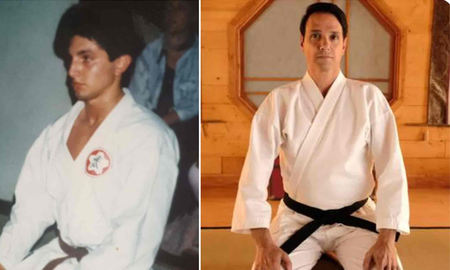 El insólito parecido de un argentino con el actor de Karate Kid: Mi viejo es Daniel San El insólito parecido de un argentino con el actor de Karate Kid: Mi viejo es Daniel San
