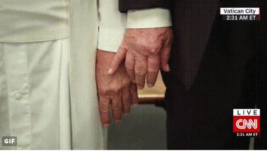 Broma de mal gusto de Trump al Papa