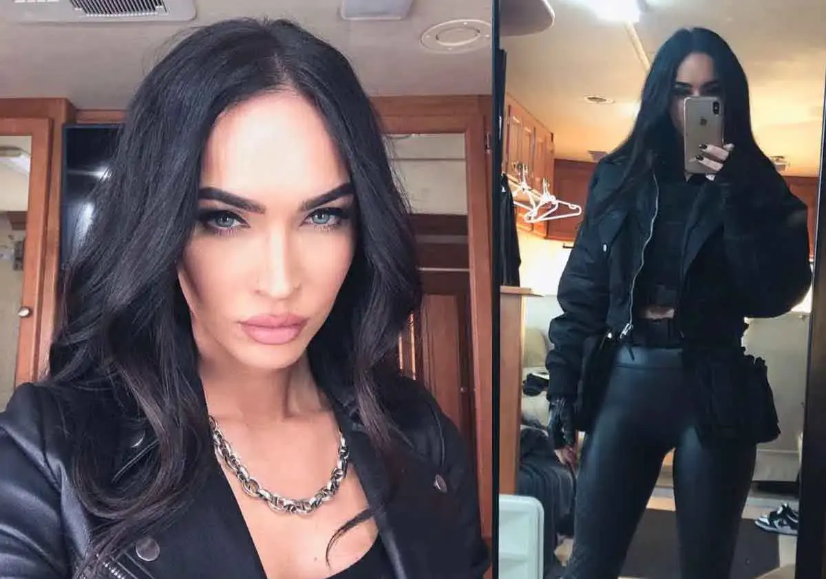 Megan Fox y su impactante look en "Los Mercenarios 4."