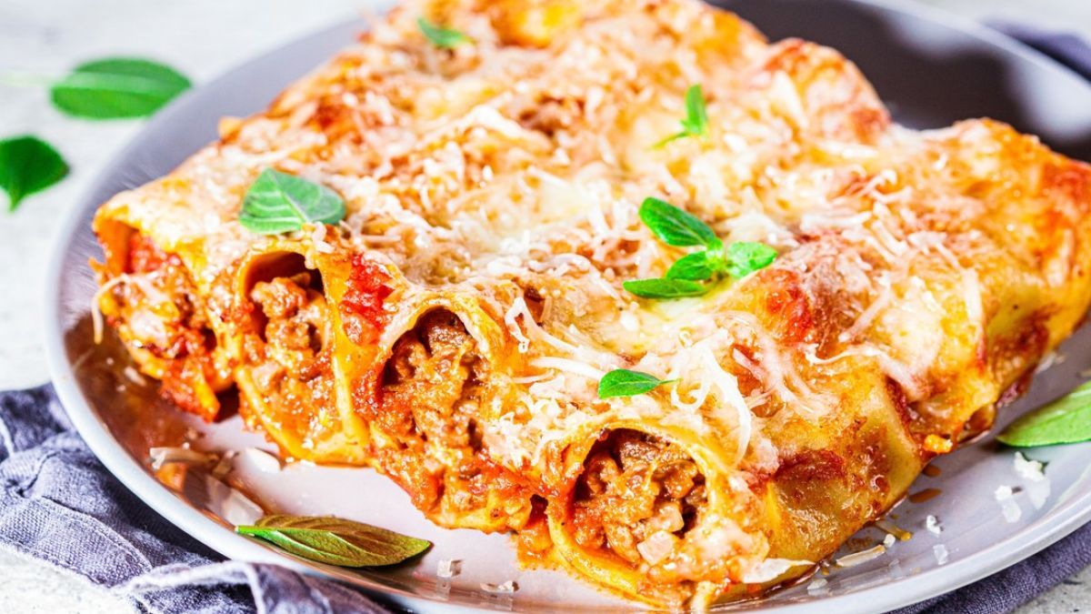 La imperdible receta de los canelones de pollo.&nbsp;