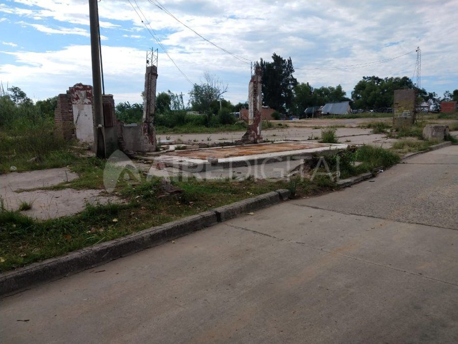 Espacio en donde estaba el destacamento policial